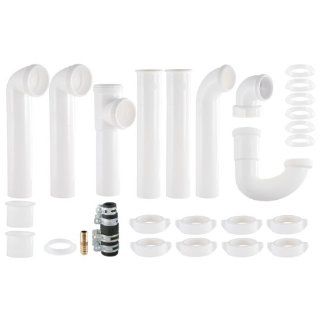 LDR 501 5030 Garbage Disposal Double Bowl Installation Kit   Sink Strainers  