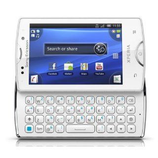 Sony Ericsson SK17A WH Xperia Mini Pro SK17a Unlocked Android Smartphone with 5MP camera, Touchscreen and Slide Out QWERTY Keyboard   Unlocked Phone   US Warranty   White Cell Phones & Accessories