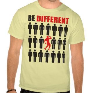 Be Different   Bodybuilder T Shirt
