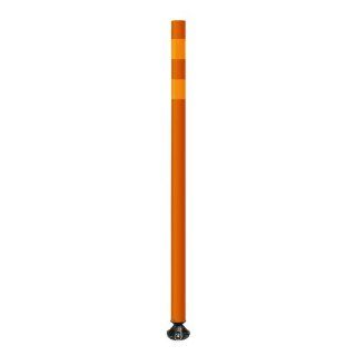 Tuff Post Delineator Marker, 48" Orange with two 3" Orange HI Reflective Bands, w/out base Industrial Warning Signs