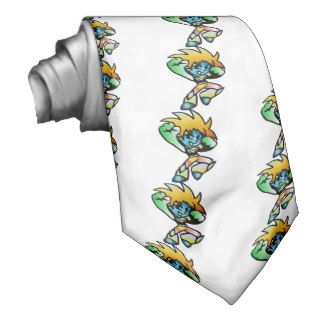 Superhero Captain Quasar Neck Tie