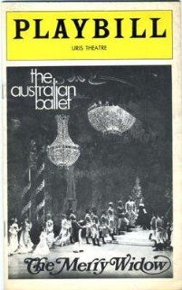 Playbill Australian Ballet Merry Widow New York 1976  
