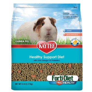 Kaytee Forti Diet Pro Health Food for Guinea Pig, 5 Pound  Pet Food 