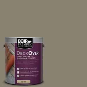 BEHR Premium DeckOver 1 gal. #SC 154 Chatham Fog Wood and Concrete Paint 500001