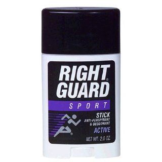 Right Guard Sport Anti Perspirant/Deodorant, Stick, Active , 2 oz (56 g) Health & Personal Care