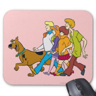 Whole Gang 18 Mystery Inc Mouse Pad