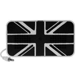 Abstract union jack laptop speakers