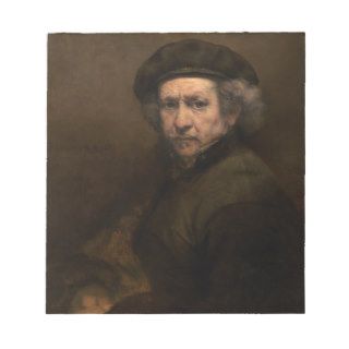 Self Portrait with Beret by Rembrandt Notepad