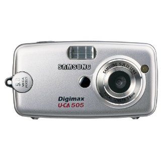 Samsung Digimax U CA 505 5MP Digital Camera with 5x Digital Zoom (Silver)  Point And Shoot Digital Cameras  Camera & Photo