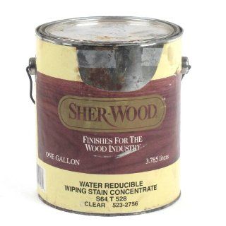 Sher Wood Water Reducible Wiping Stain Concentrate S64 T528 Clear 523 2756   Water Based Household Wood Stains  