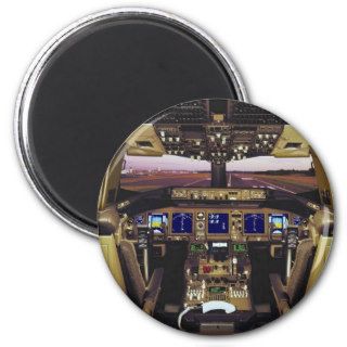 B 767 COCKPIT REFRIGERATOR MAGNETS