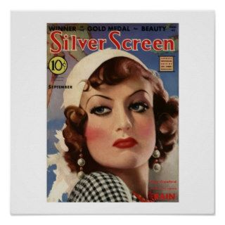 Joan Crawford Rain Movie Magazine Cover Print