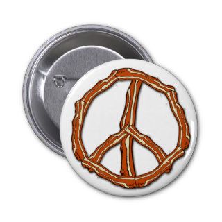 Bacon Peace Sign T shirts, Hoodies, Gifts Pinback Buttons
