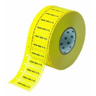 Brady X 400 2 YL 2" Width x 0.4" Height, B 508 Nomex, Yellow Cable and Harness Marking Tag (2500 per Roll)