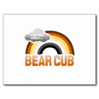 EVERYBODY LOVES A BEAR CUB POST CARD
