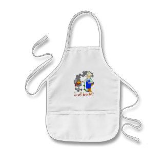 Funny Barbeque Design   Is Well Done OK? Aprons