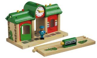 BRIO Record and Play Railway Station Toys & Games