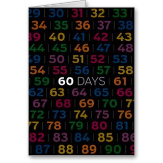 AA Anniversary Card 60 Days