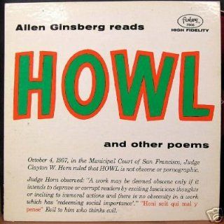 Allen Ginsberg Reads Howl and Other Poems. 1950s LP   Red Vinyl Music