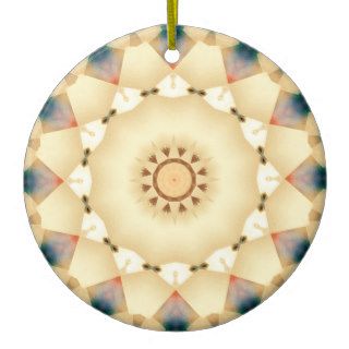 Geometric Country Sunshine Patchwork Ornament