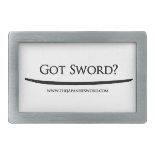 Got Sword? Belt Buckle