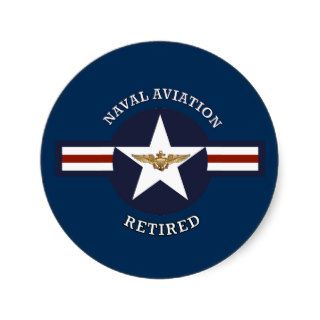 Navy Pilot Wings Roundel Stickers