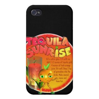 Tequila Sunrise recipe iPhone 4 Cover