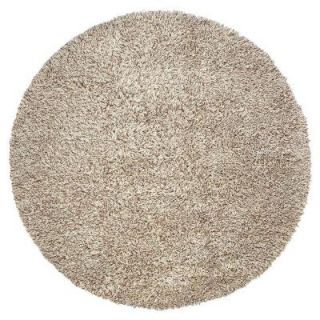Home Decorators Collection Ultimate Shag Cookies & Cream 8 ft. Round Area Rug 3311493460