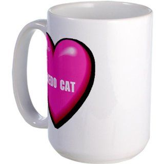  I Love My Tuxedo Cat Large Mug Large Mug   Standard Kitchen & Dining