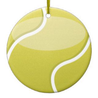 Tennis Ball Christmas Ornaments