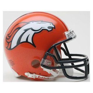 Denver Broncos Orange Replica Mini Helmet (Quantity of 6)  Sports Related Collectible Mini Helmets  Sports & Outdoors