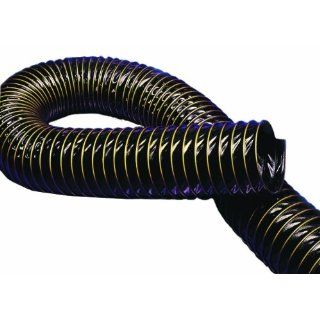 Masterduct Polyester Master PUR Duct Hose, Black/Gold 5.00" ID, 5.36" OD, 25 feet
