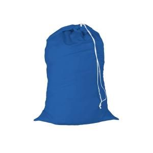 Honey Can Do 24 in. x 36 in. Blue Jersey Cotton Laundry Bag LBG 01141