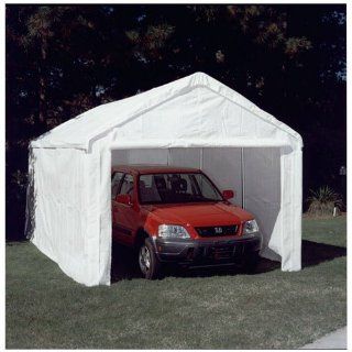 Hercules Canopy Size 11'6" H x 10' W x 20' D, Color White  Sun Shelters  Sports & Outdoors