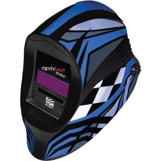 ArcOne O530V 0971 Optiva VMX Blue Viper Helmet with O540V Filter   Welding Helmets  