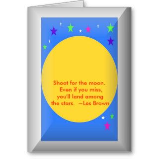 Graduation card with quote