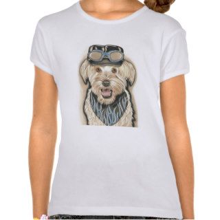 Yorkie Biker Tshirt