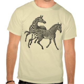 Twin Zebras Galloping Shirt