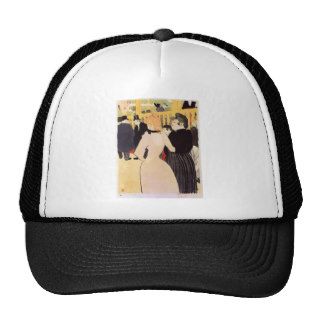 la Goulue and her sister by Toulouse Lautrec Mesh Hat