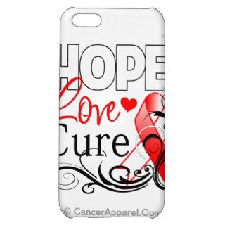 Oral Cancer Hope Love Cure Case For iPhone 5C