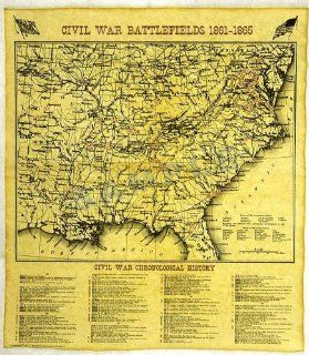 Civil War Battlefield Map  Prints  