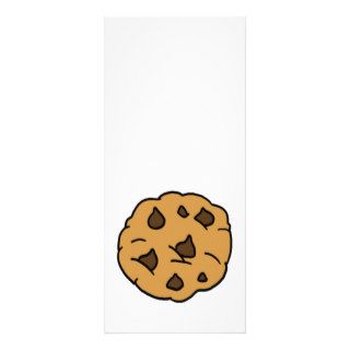 Cartoon Clipart HUGE Chocolate Chip Cookie Dessert Personalized Rack Card