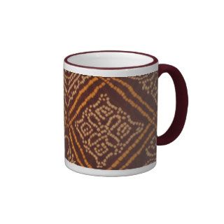 batik print mug