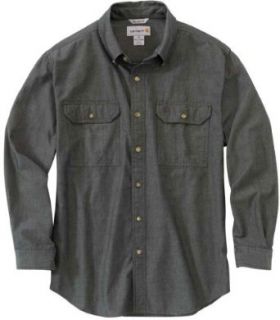 Carhartt Men's Big Tall Fort Solid Long Sleeve Shirt at  Mens Clothing store