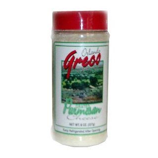 Grated Parmesan Cheese (OrlandoGreco) 8oz, plastic shaker  Packaged Feta Cheeses  Grocery & Gourmet Food