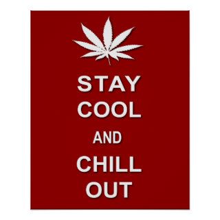Stay Cool and Chill Out Posters