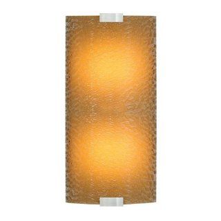 LBL Lighting PW561BAMBZCF1HE Wall Lights with Dark Amber Bubble Glass Shades, Bronze   Wall Porch Lights  