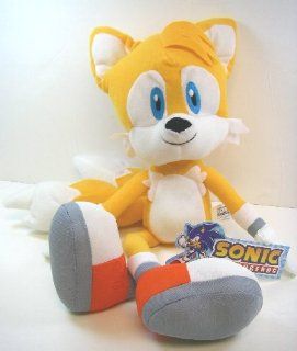 Sonic the Hedgehog 16in Tails Plush Figure Sega Toys & Games