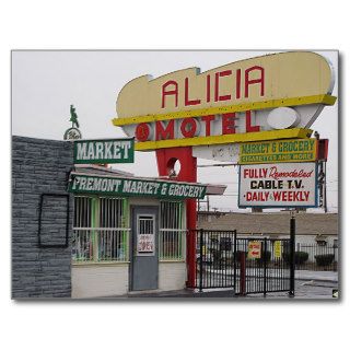 Alicia Motel Las Vegas Postcards