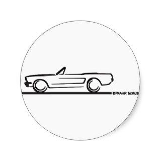 1965 Mustang Convertible Stickers